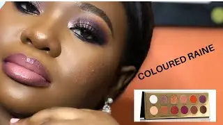 EYESHADOW TUTORIAL USING COLOURED RAINE QUEEN OF HEART PALETTE 2020 | EZINNE C