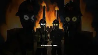 [Hindi] The Black Bird of Chernobyl #shorts #horror #darkcartoon