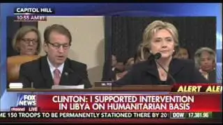 Hillary disagrees that she was the architect of Libya