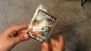 Распаковка Флешки EXPLOYD USB Flash Drive 16GB 530 Green