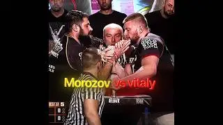 Vitaly Laletin ended Morozov with his toproll🔥🥶 #armwrestling