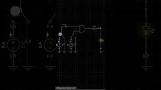 And Gate driving an LED