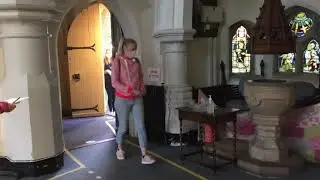 Returning to St Andrews Building for a service