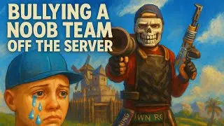 Bullying A Noob Team Off The Server - Rust Trolling Episode 1