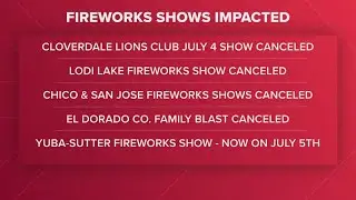 Warehouse fire destroys fireworks for July 4 events in multiple cities