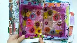 My oddly wowly crazy shaped art-junk journal revisited