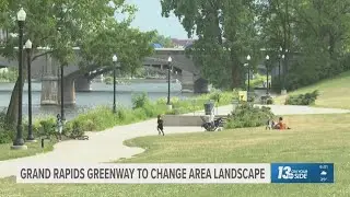 Grand River Greenway is taking shape in Grand Rapids