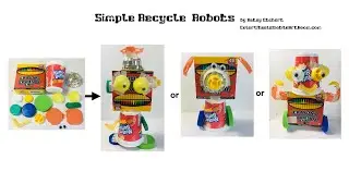 ColorWheels Recycle Robots Art Project Tutorial