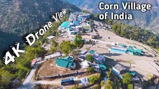 Corn Village of India: Sainji II 4K drone shots 