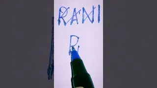 RANI name logo create brand name create brand #rani# logo #shorts