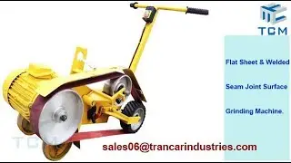 How to Polish Steel Metal Flat Sheet and Welding Joint Surface With Grinding Machine?