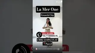 La Mer One  Growth City | 📞7738888141 | Luxurious 2 BHK | Sample Flat Video | Palaspe Phata | Panvel