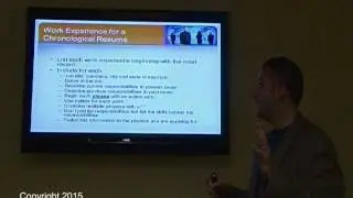 Resume Work Experience Section
