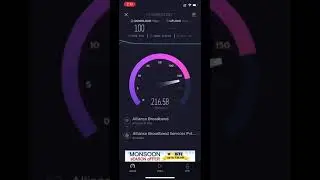 💯 100 MBPS INTERNET SPEED #100mbps #alliance #shorts #dkink #100mbpsspeed