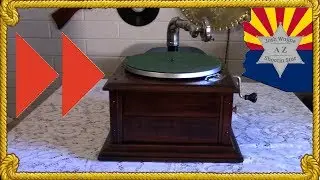 Fast Motion Reassembly of 104 Year Old Phonograph and Demo
