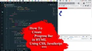 How To Create Progress Bar in HTML Using CSS, JavaScript