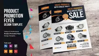 Editable Flyer Templates: Product Promotion Flyer Design v2