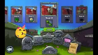 Plantas vs zombies 🙃 nivel tejado del 6 al 10 🌻