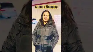 Grocery Shopping on a Snowy Day Snowstorm Essentials | Winter Snow Day #snow #shopping #shorts