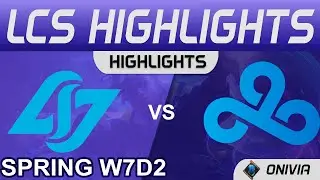 CLG vs C9 Highlights LCS Spring Season 2022 W7D2 Conter Logic Gaming vs Cloud9 by Onivia