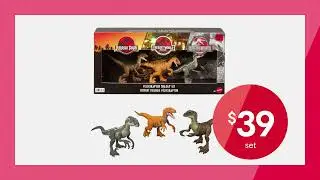 You'll find huge value on famous brand toys, perfect for Christmas gifting 🦖