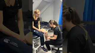 Applying TENS Machine for MCL Injury