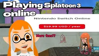 Playing Splatoon 3 online for the first time! (turf wars, salmon run, and tableturf battles!)