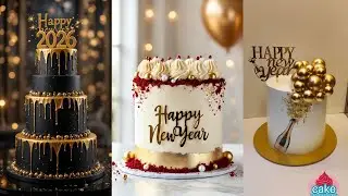 happy new year cake design