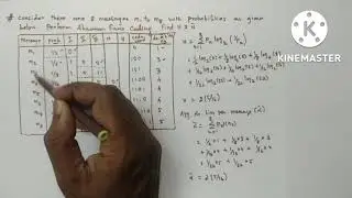 Shannon Fano Coding - Example #2