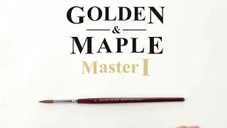 Golden maple Master I kolinsky brush
