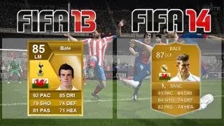 FIFA 14 - OFFICIAL RATINGS - Messi, Ronaldo & Bale - FIFA 13 vs FIFA 14