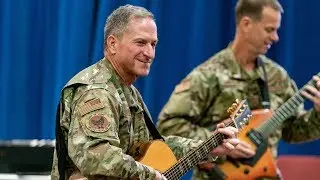 CSAF Gen. Goldfein Jams With The USAF Band!