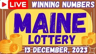 Maine Evening Lottery Results Drawing - Dec 13 2023 - Pick 3 - Pick 4 - World Poker Tour - Powerball