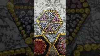 DIY IIDOT ART ON MAGNETIC HEXAGON #shorts