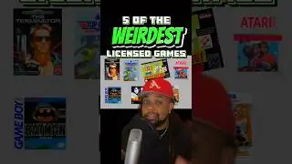 5 of the Weirdest Licensed Video Games #VideoGames #shorts
