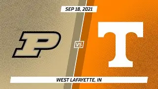 Tennessee at Purdue | Boilermakers Take on SEC Foe | Sept. 18, 2021 | Highlights