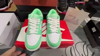 Kicki.Co Nike Dunk Low 'Green Glow'#footlocker #kicki #nikesb #nikedunk #nike