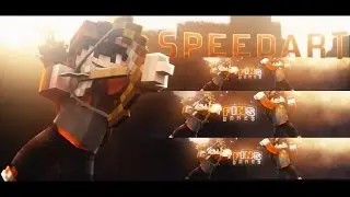 Minecraft Banner Speedart - FinsGames [95] (ft.AtmoArtworks) [PSD DOWNLOAD]