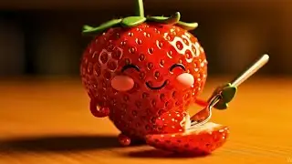 AI Hyper Realistic Food Characters That Eat with ASMR 🍌