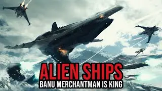 Star Citizen IAE 2954 Day 4 - ALIEN SHIPS - Banu Merchantman, Vanduul Blade & Gatac Railen