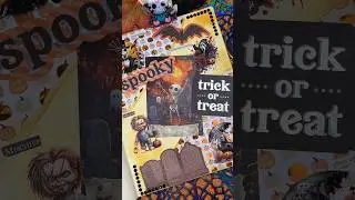 ***TRICK OR TREAT***#asmr #journalcommunity #journaling #scrapbooking #halloween