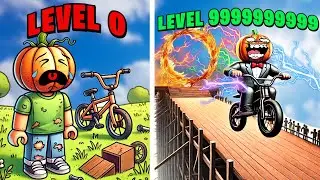 I Got to LVL 9999999 In Roblox Stunt Simulator!
