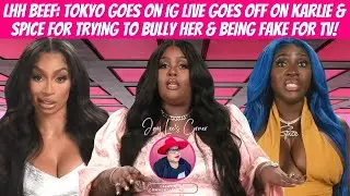 Tokyo Vanity On IG Live Going OFF On Karlie Redd & Spice After Fight on Love & Hip Hop