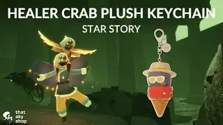 Healer Crab Plush Keychain - A STAR Story ✨