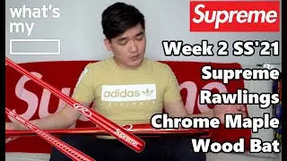 Supreme Baseball Bat! Week 2 SS21 Rawlings x Supreme
