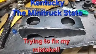 Building new rear airbag mounts on Kaydee's Mazda B2200. Fixing the issues.