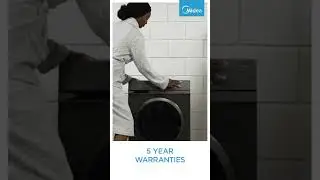 Have peace of mind with Midea&rsquo;s 5 year warranty on all front-loader washing machines. 🙌🤩