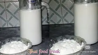 How to make Lassi and Butter at home | That Food Freak