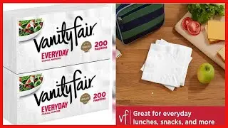 Great product -  Vanity Fair Everyday Napkins, White Paper Napkins, 200 Count (Pack of 2)