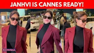Janhvi Kapoor&rsquo;s Stylish Airport Look Ahead Of Cannes 2025 | WATCH
